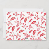 A Thrill of Hope | Rood | Modern One-foto Feestdagenkaart (Achterkant)