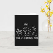 A Thrill Of Hope The Weary World Rejoices Merry Xm Kaart (Gele Bloem)