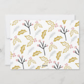 A Thrill of Hope | White Gold | Modern One-foto Feestdagenkaart (Achterkant)