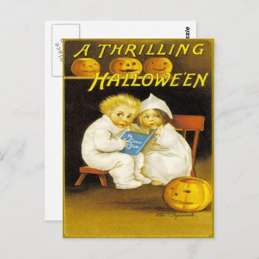 A Thrilling Halloween Briefkaart (Voorkant / Achterkant)