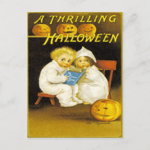 A Thrilling Halloween Briefkaart
