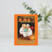 " A Thrilling Halloween" Briefkaart (Staand voorkant)