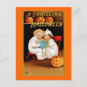 " A Thrilling Halloween" Briefkaart (Voorkant)