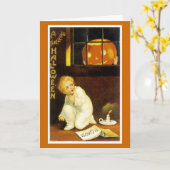 A Thrilling Halloween Kaart (Gele Bloem)