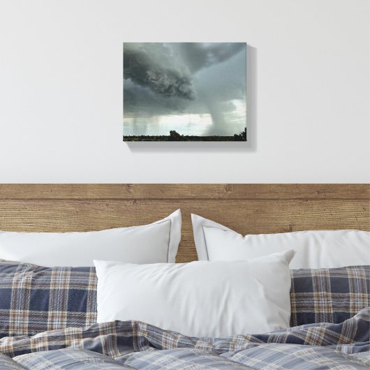a thundercloud in the Arizona desert Canvas Afdruk (Insitu (Slaapkamer))