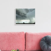 a thundercloud in the Arizona desert Canvas Afdruk (Insitu (Woonkamer))