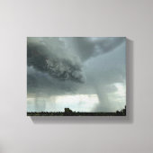 a thundercloud in the Arizona desert Canvas Afdruk (Voorkant)