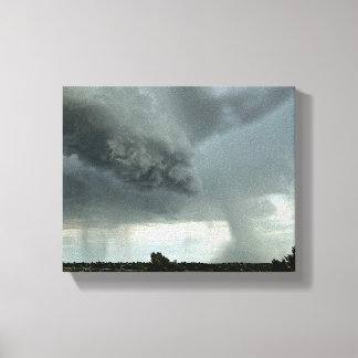 a thundercloud in the Arizona desert Canvas Afdruk