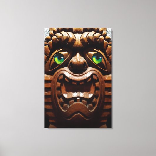 A Tiki Terraced - Ken Gage Art Canvas Afdruk (Voorkant)