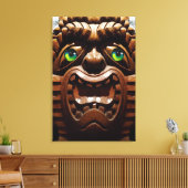 A Tiki Terraced - Ken Gage Art Canvas Afdruk (Insitu (Woonkamer))