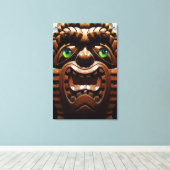 A Tiki Terraced - Ken Gage Art Canvas Afdruk (Insitu (Houten vloer))