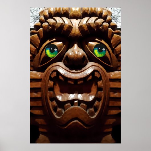 A Tiki Terraced - Ken Gage Art Poster (Voorkant)