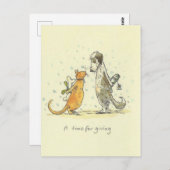 A time for giving briefkaart (Voorkant / Achterkant)