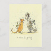 A time for giving briefkaart (Voorkant)