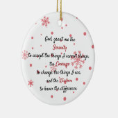 A timeless serenity prayer keramisch ornament (Rechts)