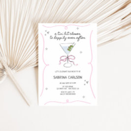 A Tini Bit Closer Bridal Shower Invitation Kaart