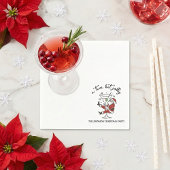 A Tini Bit Jolly Santa Claus Whimsical Themed Servet