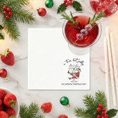 A Tini Bit Jolly Santa Claus Whimsical Themed Servet