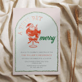 A Tini Bit Merry Christmas Cocktail Party Folie Uitnodiging