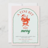 A Tini Bit Merry Christmas Feestdagenkaart (Voorkant)