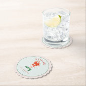 A Tini Bit Merry Christmas Santa Claus Kartonnen Onderzetters (Insitu)