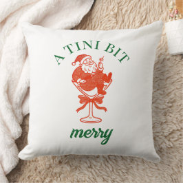 A Tini Bit Merry Christmas Santa Claus Kussen