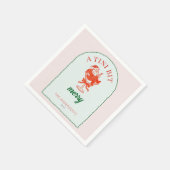 A Tini Bit Merry Christmas Santa Claus Servet (Hoek)