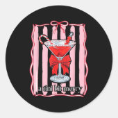 A Tini Bit Merry Funny For Men Women  Ronde Sticker (Voorkant)