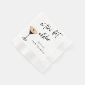 A Tini Bit Older 18th Birthday Party Napkins Servet (Hoek)