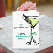 A Tini Bit Older 21st Birthday Kaart