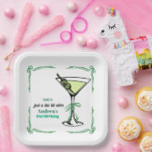 A Tini Bit Older 21st Birthday Party Papieren Bordje (Feest)