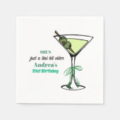A Tini Bit Older 21st Birthday Party Servet (Voorkant)