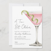 A Tini Bit Older Adult Birthday Party Invitation Kaart (Voorkant)