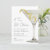 A Tini Bit Older Adult Birthday Party Kaart (Staand voorkant)