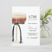 A Tini Bit Older Birthday Invitation Kaart (Staand voorkant)