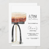 A Tini Bit Older Birthday Invitation Kaart (Voorkant / Achterkant)