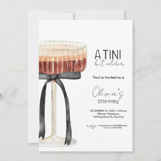 A Tini Bit Older Birthday Invitation Kaart