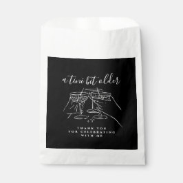 A Tini Bit Older Black Cocktail Birthday Party Bedankzakje