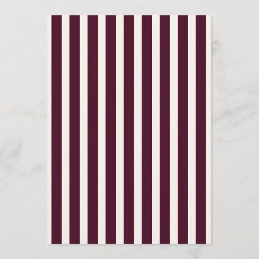 A Tini Bit Older Burgundy 30th Martini Birthday Kaart (Achterkant)