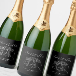 A Tini Bit Older Cheers Martini Birthday Party Sparkling Wijnetiket