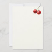 A Tini Bit Older Cherry On Top Martini Birthday Kaart (Achterkant)