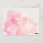 A Tini Bit Older Cocktail Pink Birthday Invitation Briefkaart (Achterkant)