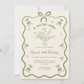 A Tini Bit Older Espresso Martini Bow Birthday  Kaart (Voorkant)