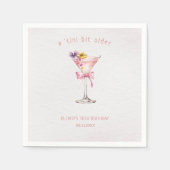 A Tini Bit Older Martini 30th Birthday Party   Servet (Voorkant)