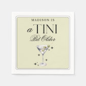a Tini Bit Older Martini Olive Birthday Servet (Voorkant)