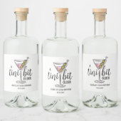 A Tini Bit Older Pink Martini Cocktail Birthday Likeurfles Etiket (Flessen)
