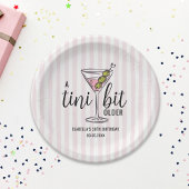A Tini Bit Older Pink Martini Themed Birthday Papieren Bordje