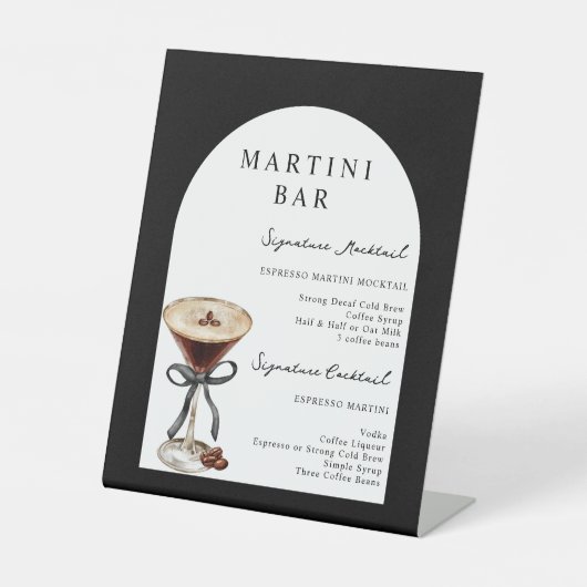 A Tini On is on the Way Baby Shower  Pedestal Sign Reclamebord Met Voetstuk (Voorkant)