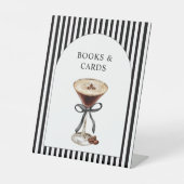 A Tini On is on the Way Baby Shower  Reclamebord Met Voetstuk (Voorkant)