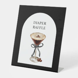 A Tini On is on the Way Baby Shower  Reclamebord Met Voetstuk